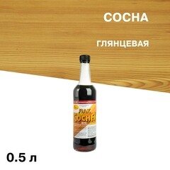 Лак для наружных работ Новбытхим ХВ-784 глянцевый сосна 0,5 л