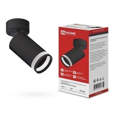 Спот IN HOME НПБ GU10 24 Вт черный IP20 (4690612045573) - фото 4