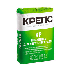 Шпаклевка полимерная Крепс КР для сухих помещений белая 20 кг