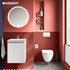 Унитаз подвесной Geberit Pravelo Acanto Rimfree безободковый белый глянцевый с сиденьем дюропласт микролифт (503.503.00.1) - фото 4