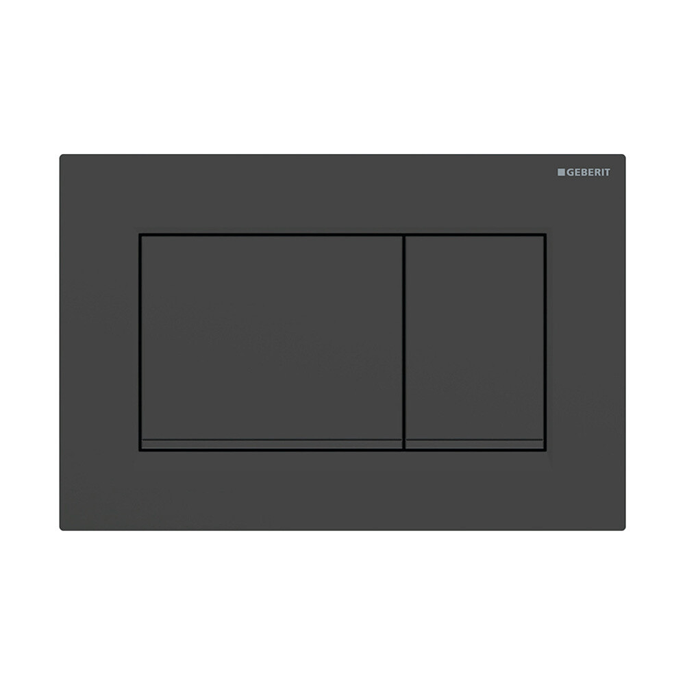 Клавиша смыва для инсталляций Geberit Sigma черная матовая (115.883.16.1)
