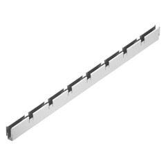 Элемент для потолка грильято GL15 75х75х37х15 мм «мама» белый - фото 2