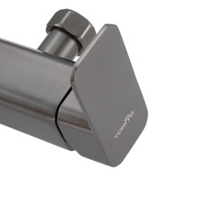 Душевая система Tokito Rain с верхним душем с лейкой с изливом графит (TOK-RAI-1027GM) - фото 7