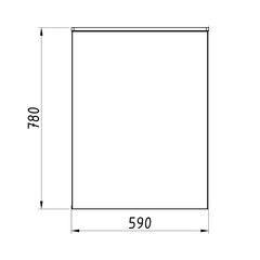 Зеркало с подсветкой прямоугольное 59х78 см в раме белой АСБ-Мебель Альта (10239) - фото 3