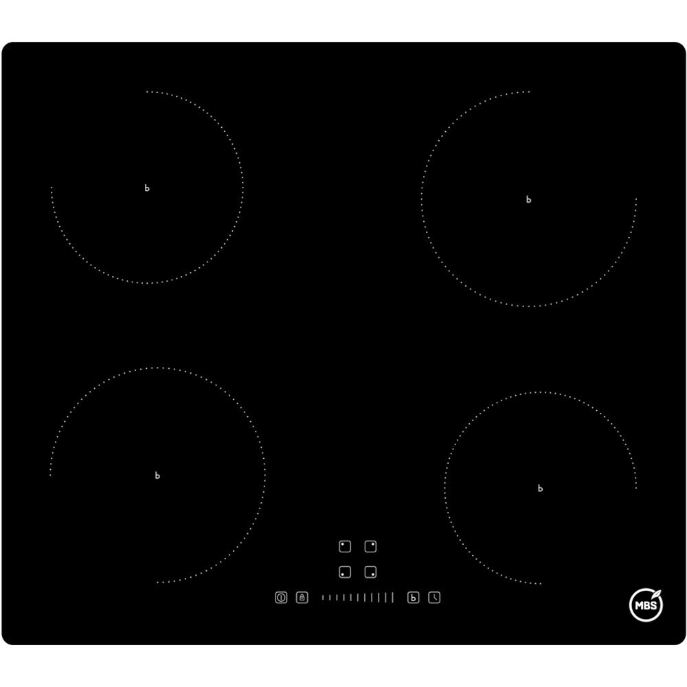 Изображение товара Варочная панель MBS PI-605 Индукционная 4 конфорки Черная Изображение товара Варочная панель MBS PI-605 Индукционная 4 конфорки Черная