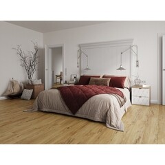 Ламинат 33 класс Эггер Хоум дуб честер натуральный 1,495 кв.м 12 мм с фаской влагостойкий - фото 6