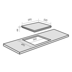 Варочная панель электрическая MBS PE-603WH 4 конфорки белая - фото 2