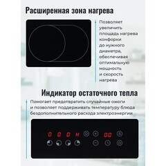 Варочная панель электрическая MBS PE-602 4 конфорки черная - фото 13