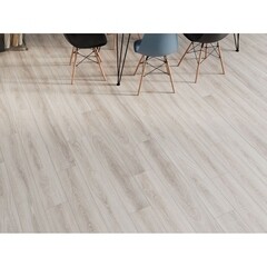 Ламинат 33 класс Эггер Хоум дуб тосколано светлый 1,994 кв.м 8 мм с фаской влагостойкий - фото 4