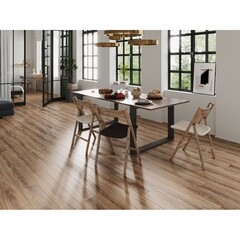 Ламинат 33 класс Эггер Хоум дуб тосколано табак 1,745 кв.м 10 мм с фаской влагостойкий - фото 6