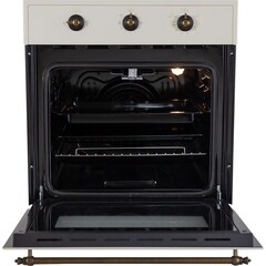 Духовой шкаф газовый встраиваемый Lauf DG-607IV 600 мм слоновая кость - фото 17