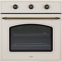 Духовой шкаф газовый встраиваемый Lauf DG-607IV 600 мм слоновая кость - фото 1