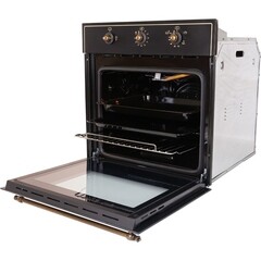 Духовой шкаф газовый встраиваемый Lauf DG-607BL 600 мм черный - фото 12