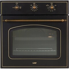 Духовой шкаф газовый встраиваемый Lauf DG-607BL 600 мм черный