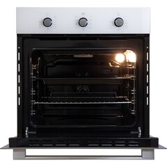 Духовой шкаф газовый встраиваемый Lauf DE-608WH 600 мм белый - фото 16