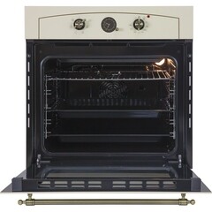 Духовой шкаф газовый встраиваемый Lauf DE-605IV 600 мм слоновая кость - фото 11