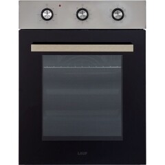 Духовой шкаф газовый встраиваемый Lauf DE-465 450 мм металлик/черный - фото 1