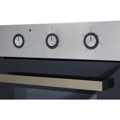 Духовой шкаф газовый встраиваемый Lauf DE-465 450 мм металлик/черный - фото 6