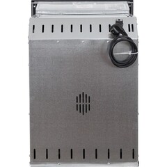 Духовой шкаф газовый встраиваемый Lauf DE-465 450 мм металлик/черный - фото 2