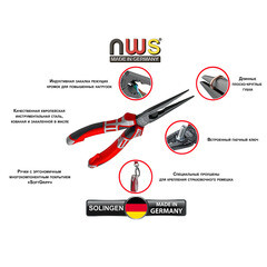 Длинногубцы NWS 170 мм (140-69-170) - фото 4