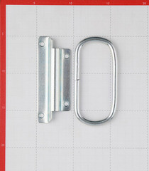 Ручка откидная цинк - фото 2