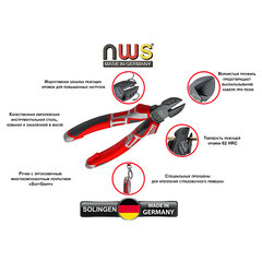 Бокорезы NWS 160 мм (134-69-160) - фото 3