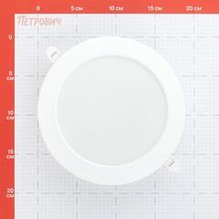 Светильник встраиваемый светодиодный белый 18 Вт 4000К IP44 Онлайт Downlight (90488) - фото 2