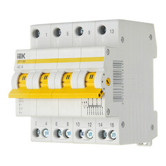 Выключатель-разъединитель IEK Karat ВРТ-63 4P 40А 400 В на DIN-рейку (MPR10-4-040) - фото 3