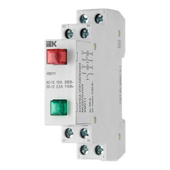 Кнопка управления IEK Karat КМУ11 1NO+1NC 230 В с подсветкой (MBD10-11-K51) - фото 3