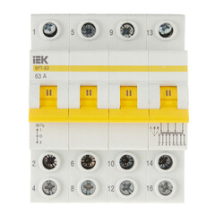 Выключатель-разъединитель IEK Karat ВРТ-63 4P 63А 400 В на DIN-рейку (MPR10-4-063) - фото 1