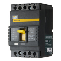Автоматический выключатель в литом корпусе IEK Karat ВА88-32 3P 80А 25 кА 400 В (SVA10-3-0080) - фото 3