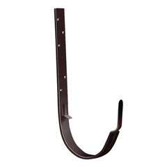 Кронштейн желоба металлический d120 мм Grand Line шоколад RAL 8017 - фото 1