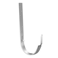 Кронштейн желоба металлический d120 мм Grand Line белый RAL 9003 - фото 1