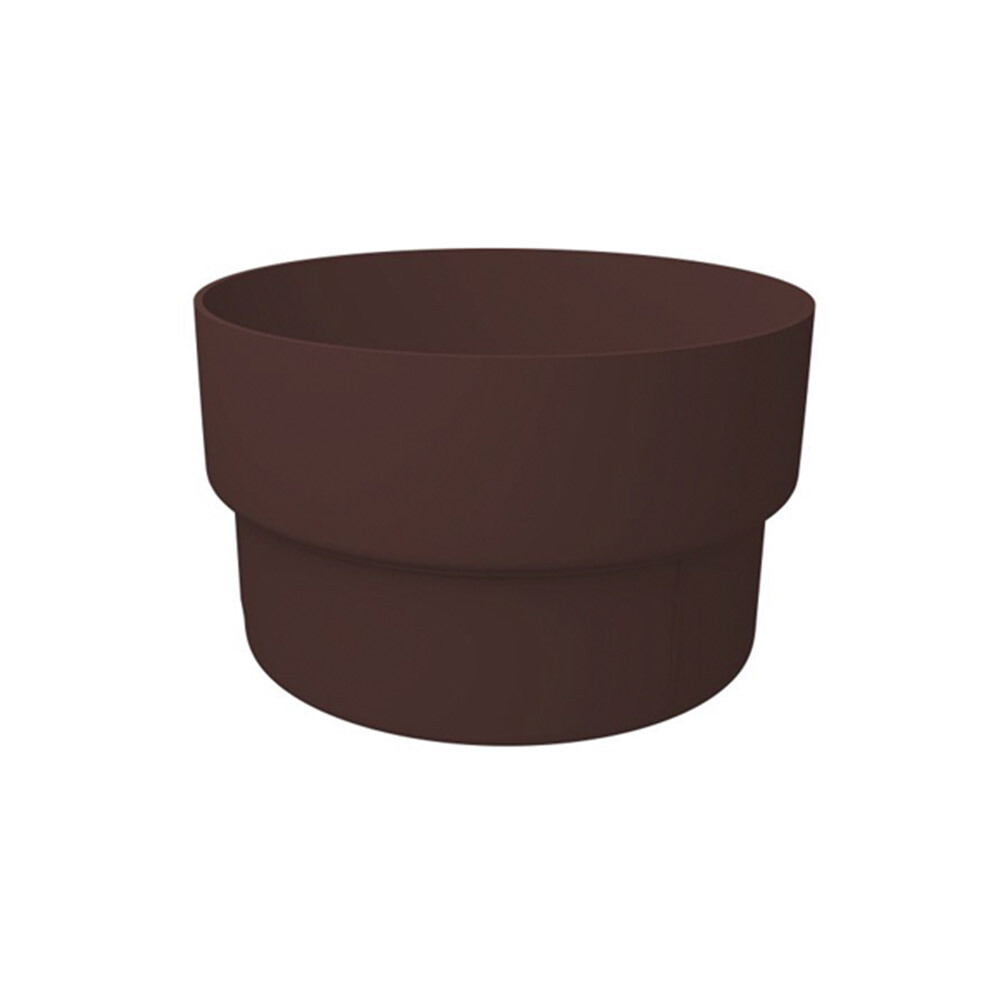 Муфта пластиковая d87 мм Grand Line шоколад RAL 8017