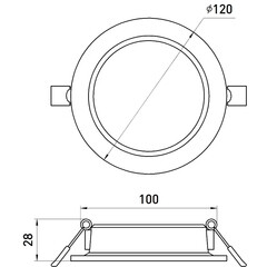 Светильник встраиваемый светодиодный белый 9 Вт 4000К IP20 Эра Slim (Б0057436/6308) - фото 2