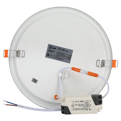 Светильник встраиваемый светодиодный белый 18 Вт 4000К IP20 Эра Slim (Б0019459/3683) - фото 4