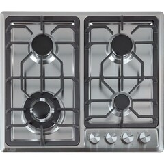 Варочная панель газовая Lauf PG-622 4 конфорки металлик