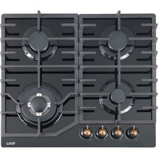 Варочная панель газовая Lauf PG-620BL classic 4 конфорки черная