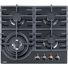 Варочная панель газовая Lauf PG-619BL classic 4 конфорки черная