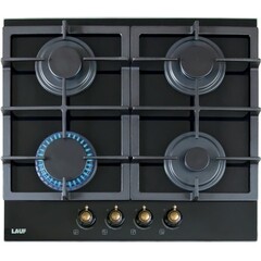 Варочная панель газовая Lauf PG-618BL classic 4 конфорки черная - фото 10