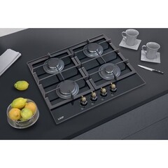 Варочная панель газовая Lauf PG-618BL classic 4 конфорки черная - фото 8