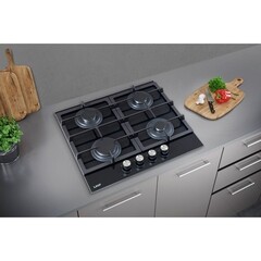 Варочная панель газовая Lauf PG-618BL 4 конфорки черная - фото 10