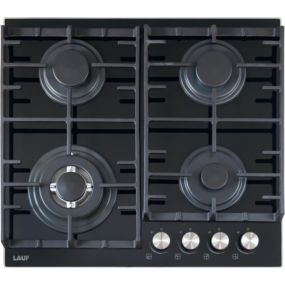 Изображение товара Варочная панель газовая Lauf PG-616BL 4 конфорки черная