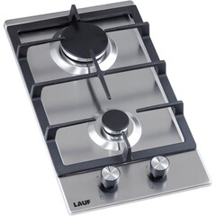 Варочная панель газовая Lauf PG-308 2 конфорки металлик - фото 12