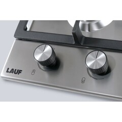 Варочная панель газовая Lauf PG-308 2 конфорки металлик - фото 13