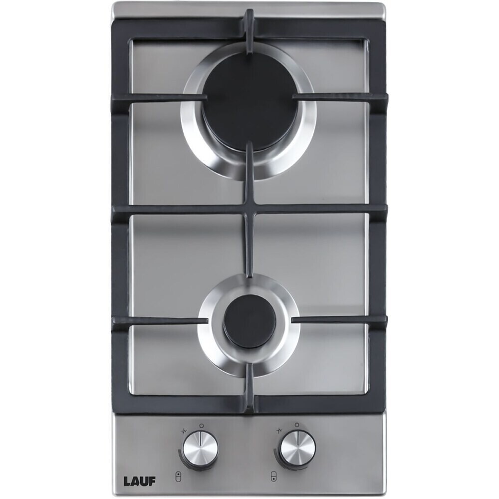 

Варочная панель газовая Lauf PG-308 2 конфорки металлик, Серый