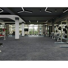 Ковровая плитка Alpine Floor Ротонда серая 5 кв.м 0,5х0,5 м - фото 3