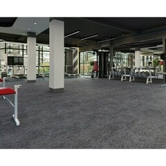 Ковровая плитка Alpine Floor Ротонда серая 5 кв.м 0,5х0,5 м - фото 2