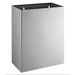 Контейнер для мусора Corsa Deco AS 24 л нержавеющая сталь настенный - фото 4