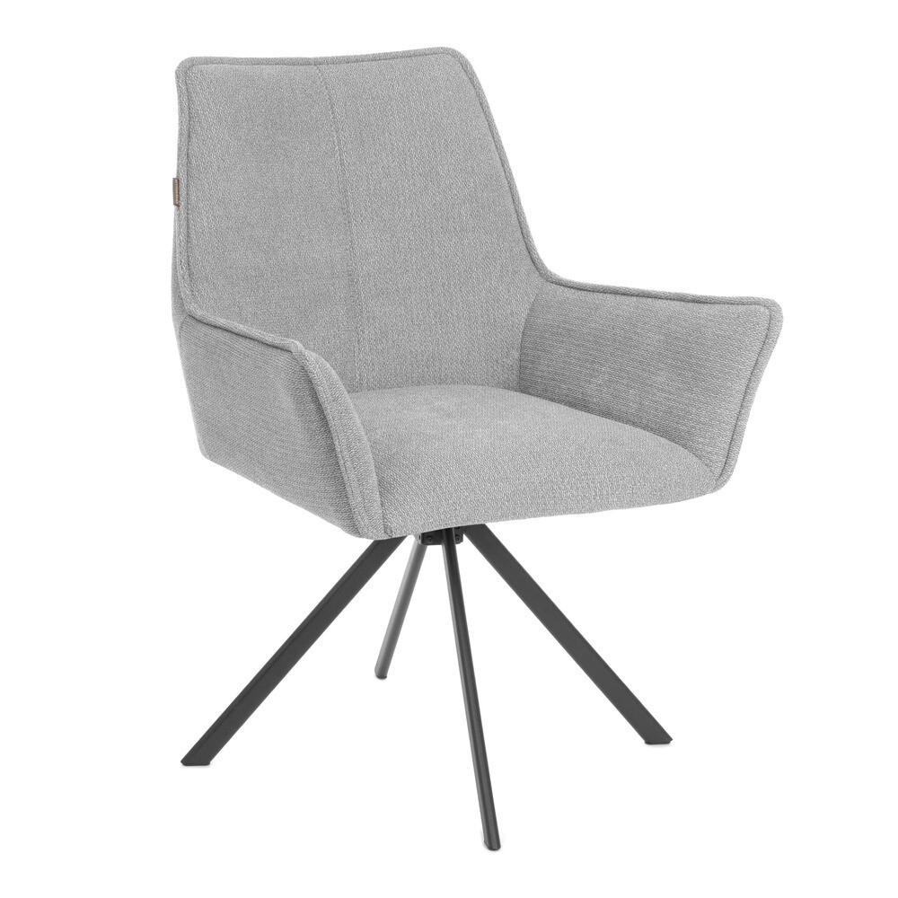 

Кресло Murano крутящееся светло-серое, Серый